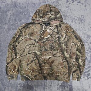 Team REALTREE AP HD Camouflage Pullover Hunt Hoodie Men's Large